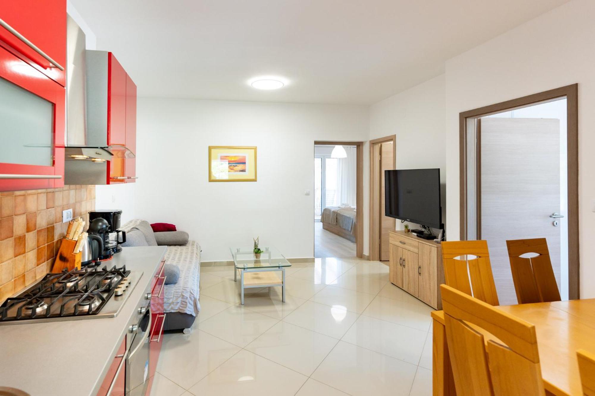 Foric Apartments With Outdoor Heated Pool Rab Town Bagian luar foto
